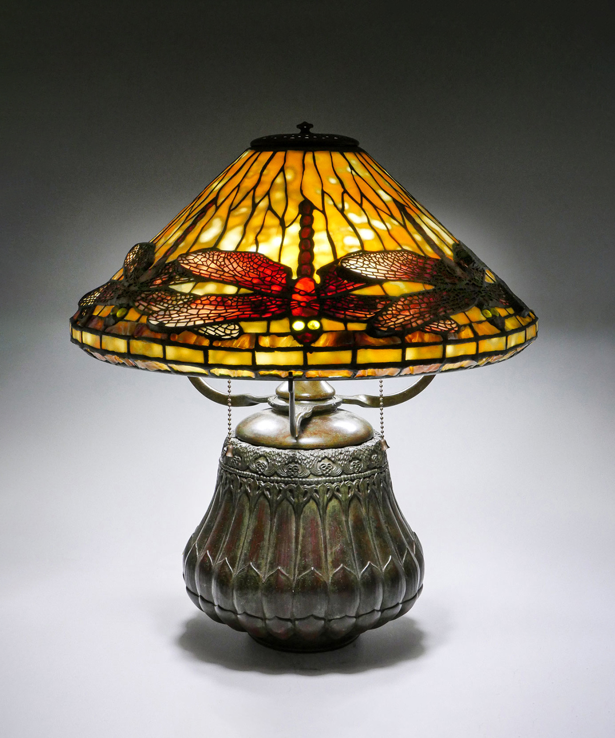 EXCEPTIONAL TIFFANY DRAGONFLY