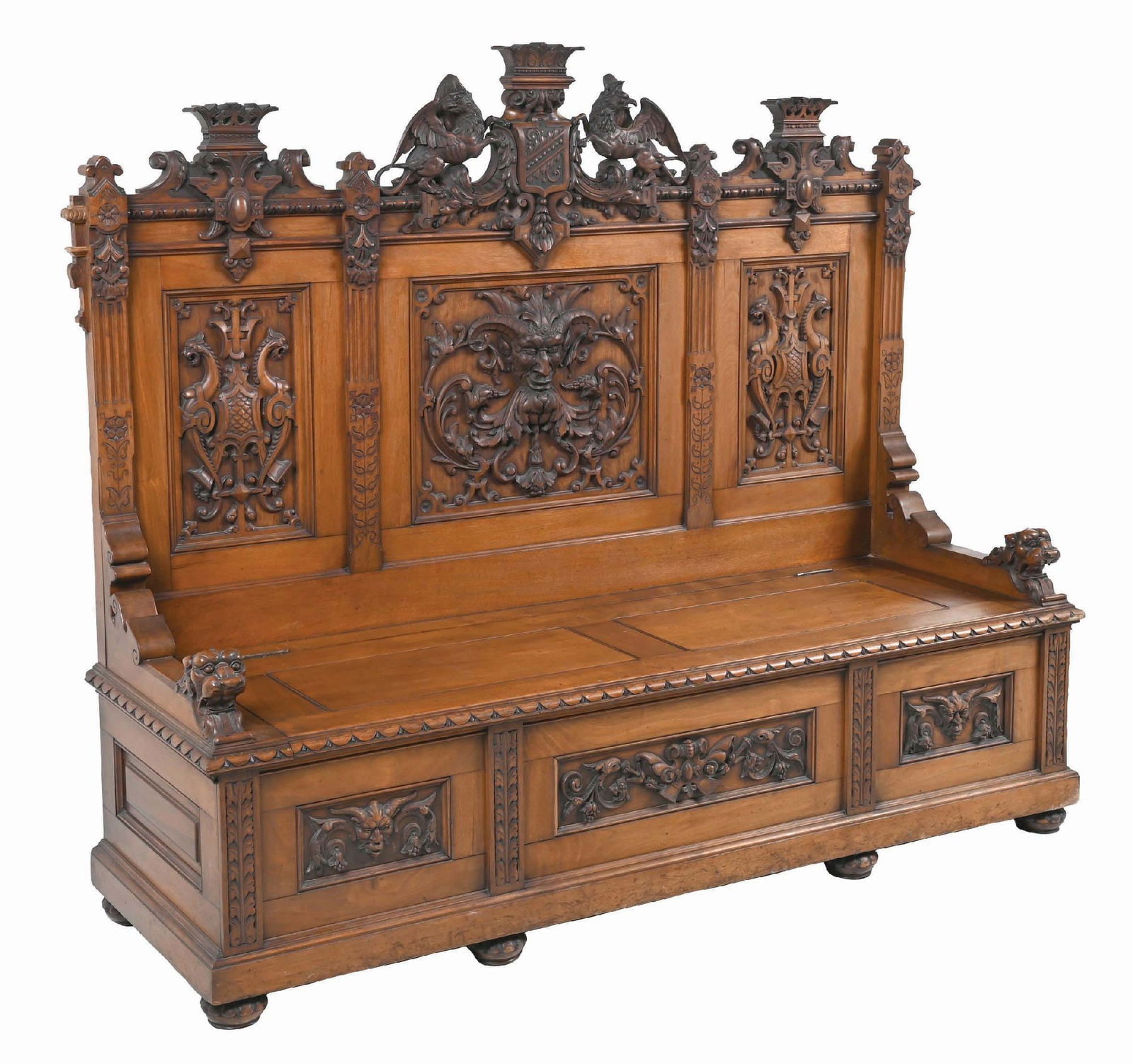 EXCLUSIVELY CARVED OAK WOOD