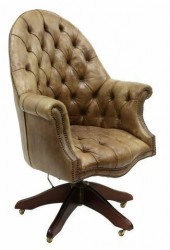 EXECUTIVE TUFTED LEATHER SWIVE
