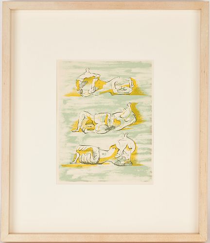 EXHIBITED HENRY SPENCER MOORE