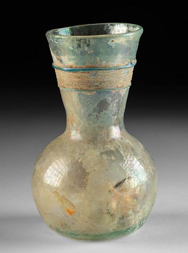 EXHIBITED ROMAN GLOBULAR GLASS