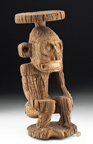 EXHIBITED TAINO WOOD ZEMI COHOBA