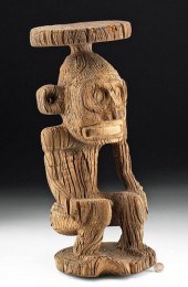 EXHIBITED TAINO WOOD ZEMI COHO