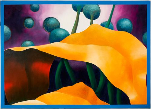 EXHIBITED WILLIAM L. LONG PAINTING,