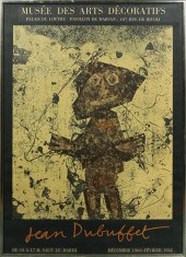 EXHIBITION POSTER, JEAN DUBUFF