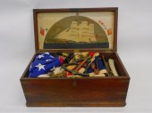 EXOTIC HARDWOOD SEA CHEST. 19T