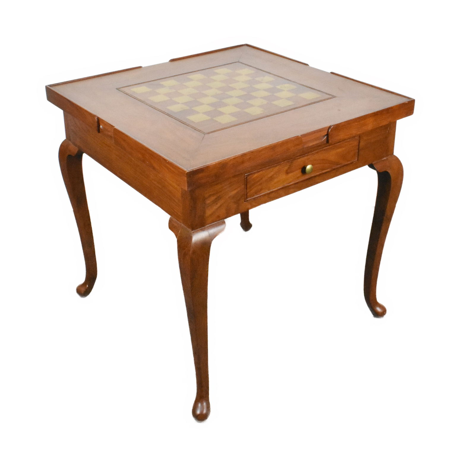 EXOTIC ROSEWOOD GAMES TABLE, 20TH