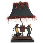EXOTIC VINTAGE MONKEY DESK LAM