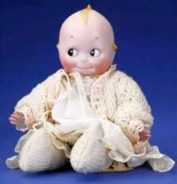 Kestner Rose O'Neill Glass-Eyed Kewpie Doll Germany, ca 1915