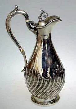 VICTORIAN SILVER CLARET JUG