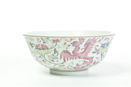 EXPORT BOWL.  China  1875-1908 