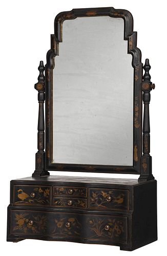 EXPORT QUEEN ANNE LACQUERED AND