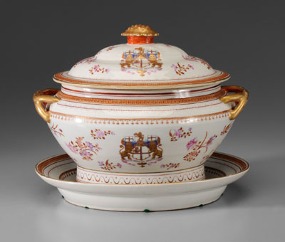 Export Style Porcelain Tureen