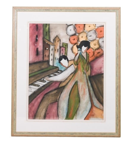 EXPRESSIONIST  MIXED MEDIA