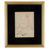 EXPRESSIONIST NUDE DRAWING AFT