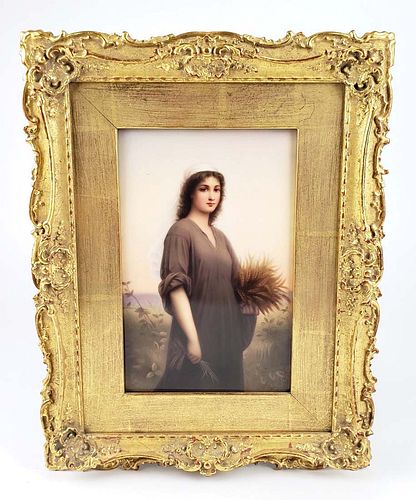EXQUISITE 19TH C. KPM PLAQUE OF