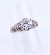 Exquisite diamond and platinum