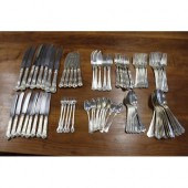 Extensive Danish silver flatwa