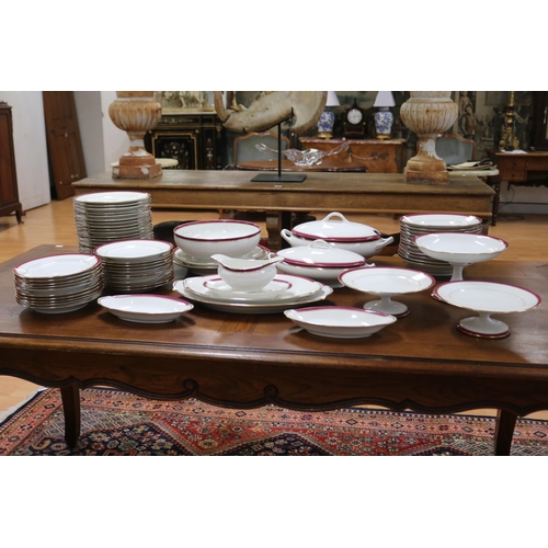 Extensive French Limoges dinner