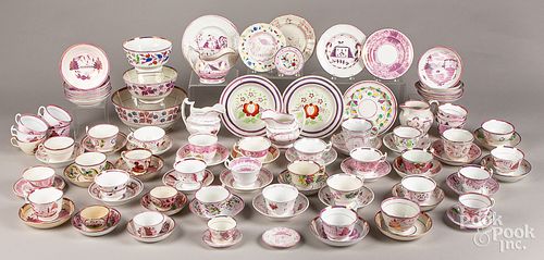 EXTENSIVE GROUP OF PINK LUSTRE