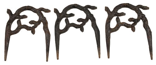 EXTENSIVE LOT OF CAST IRON RUSTIC