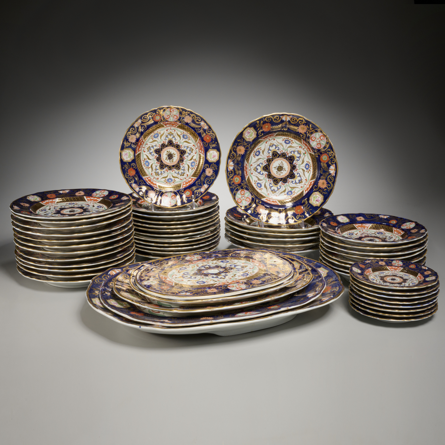 EXTENSIVE MASON'S IRONSTONE SET, C.
