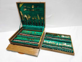 EXTENSIVE THAI WOOD & BRASS FL