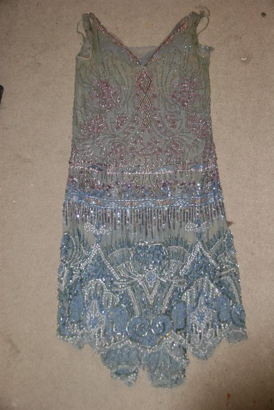 EXTENSIVELY BEADED FLAPPER DRESS