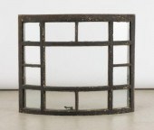 EXTERIOR SMALL CURVED WINDOW,