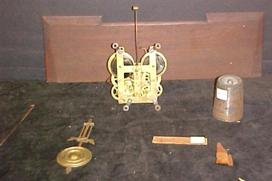 Extra clock parts including: one