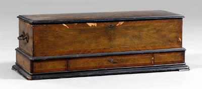 Extra-large music box, inlaid