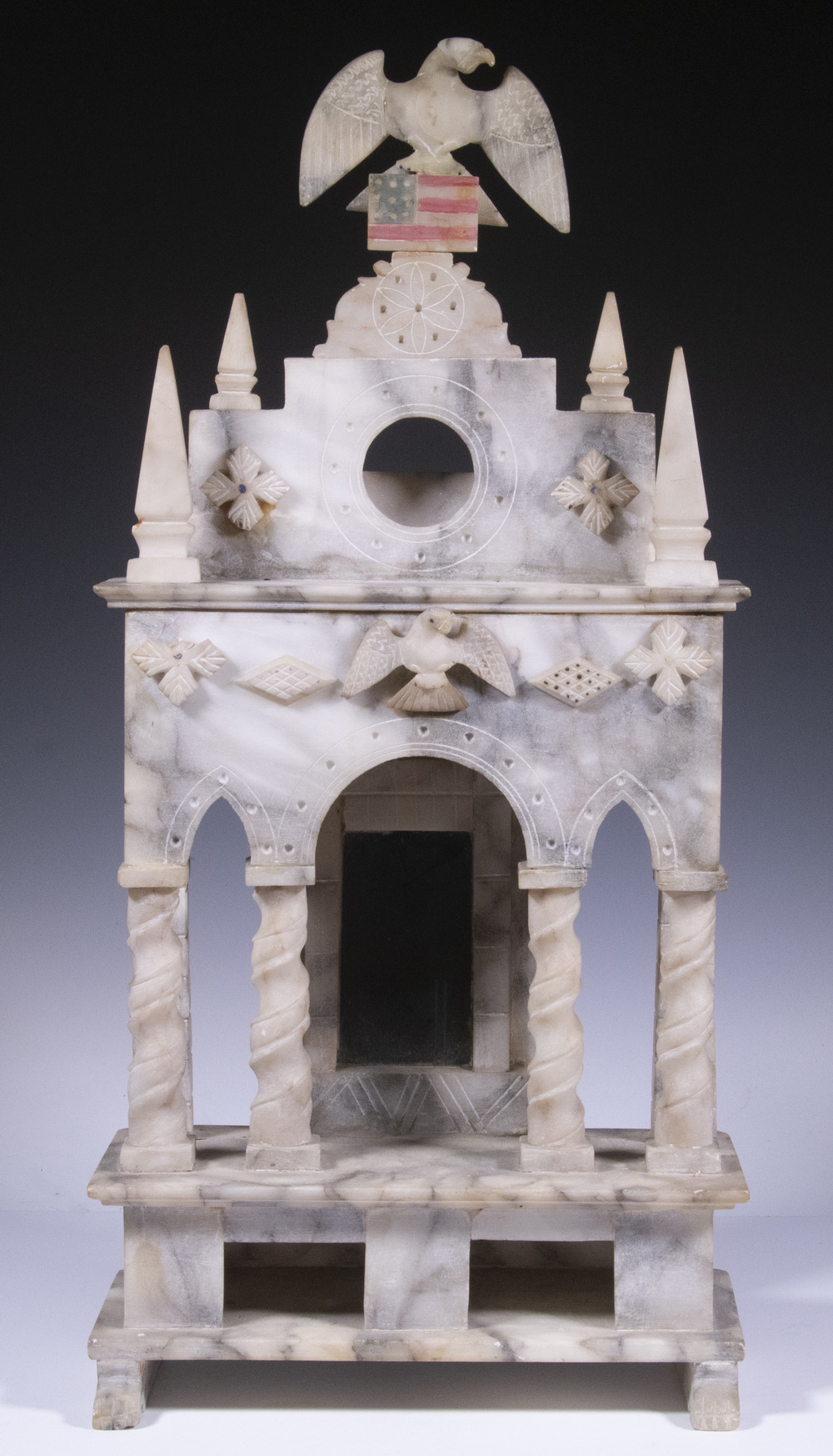 EXTRAORDINARY CARVED ALABASTER