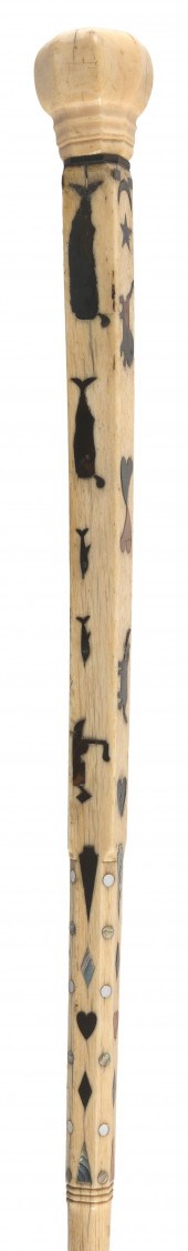 EXTRAORDINARY INLAID WHALE IVO