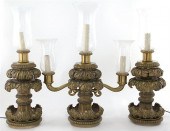 Extravagant three-piece bronze