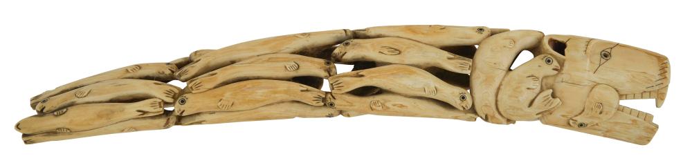 EXTREMELY RARE INUIT CARVED
