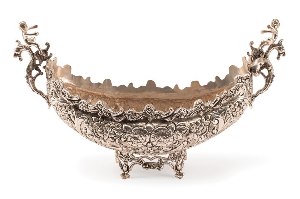 EXUBERANT SILVERPLATE FIGURAL