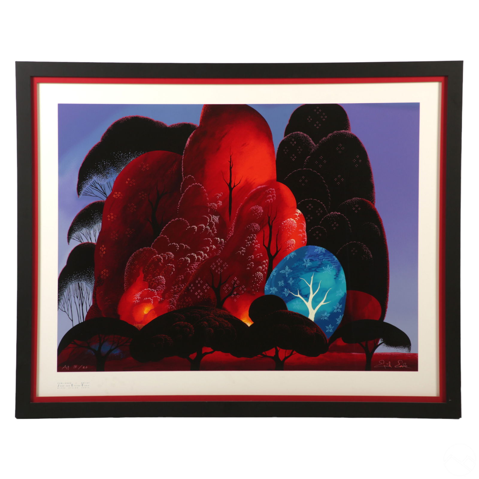 EYVIND EARLE 1916-2000 BLAZING