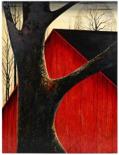 EYVIND EARLE 'THIS OLD BARN' O
