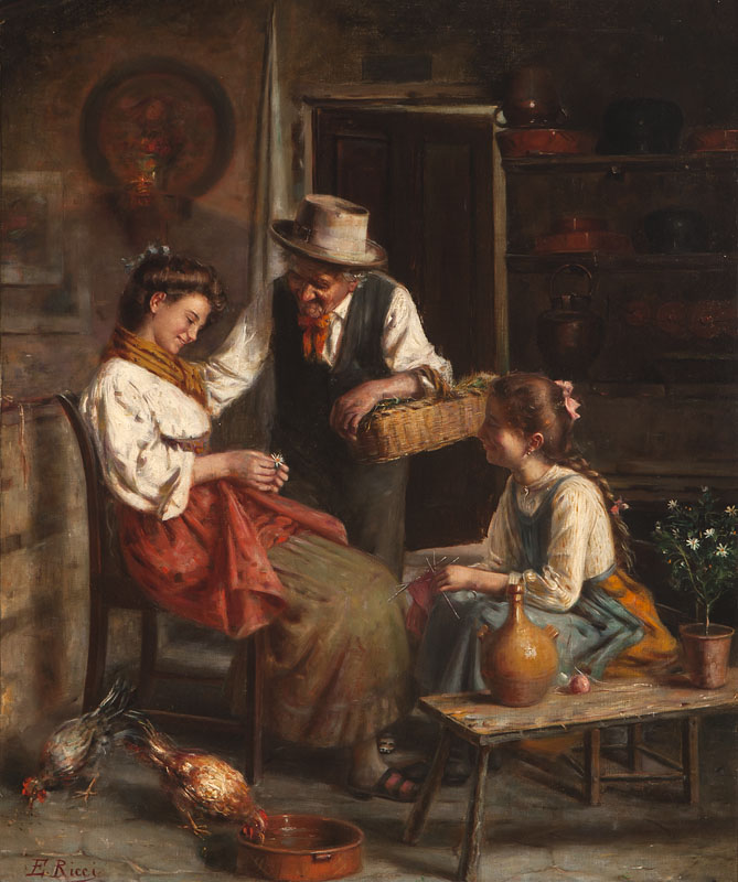 Ezio Ricci (1885-1968 Italian)