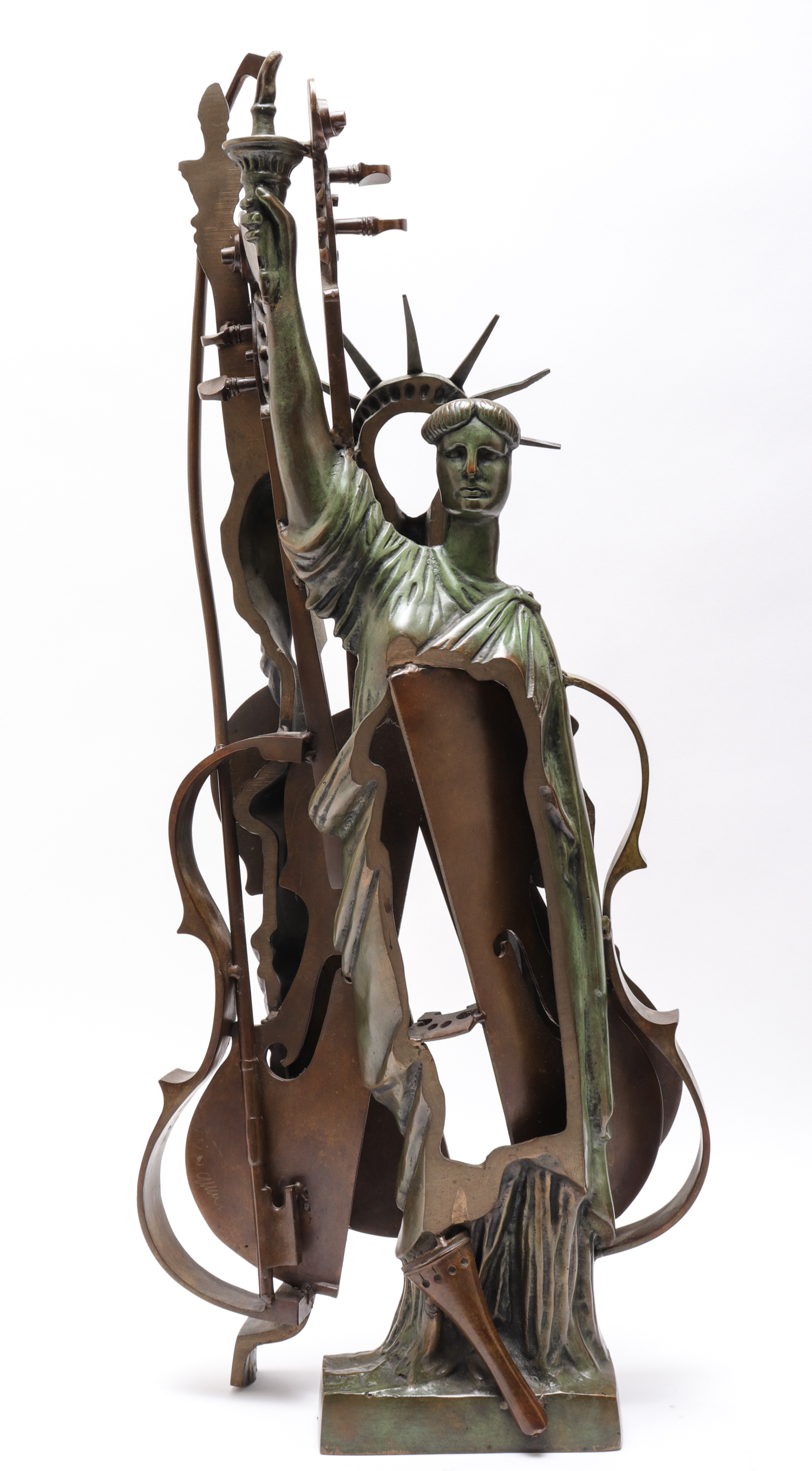 F. ARMAN STATUE OF LIBERTY & VIOLIN