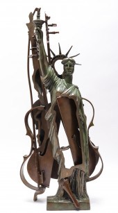 F. ARMAN STATUE OF LIBERTY & V