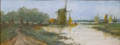 F Ashby Marsh Landscape Scene