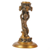 F BARBEDIENNE 19C BRONZE PUTTI