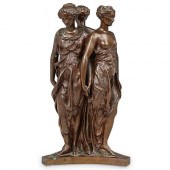 F. BARBEDIENNE "THE THREE GRAC