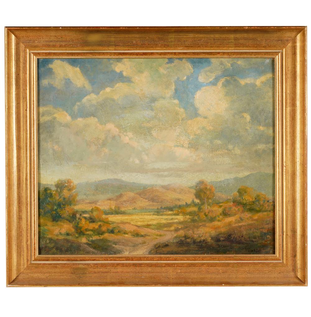 F. CAMPBELL: "AFTER THE STORM"oil
