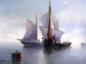 "F. CLARKSON", 1890, OIL ON CA