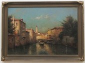 F. DOLEZAL OIL ON CANVAS, VENI