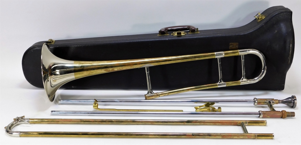 F. E. OLDS & SON TROMBONE WITH CASE