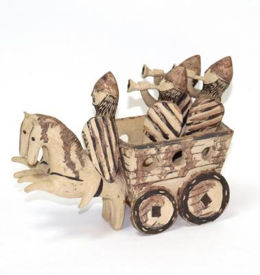 F G Moore, a pottery model of