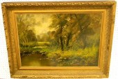 F. Kaufman  oil on board  wood